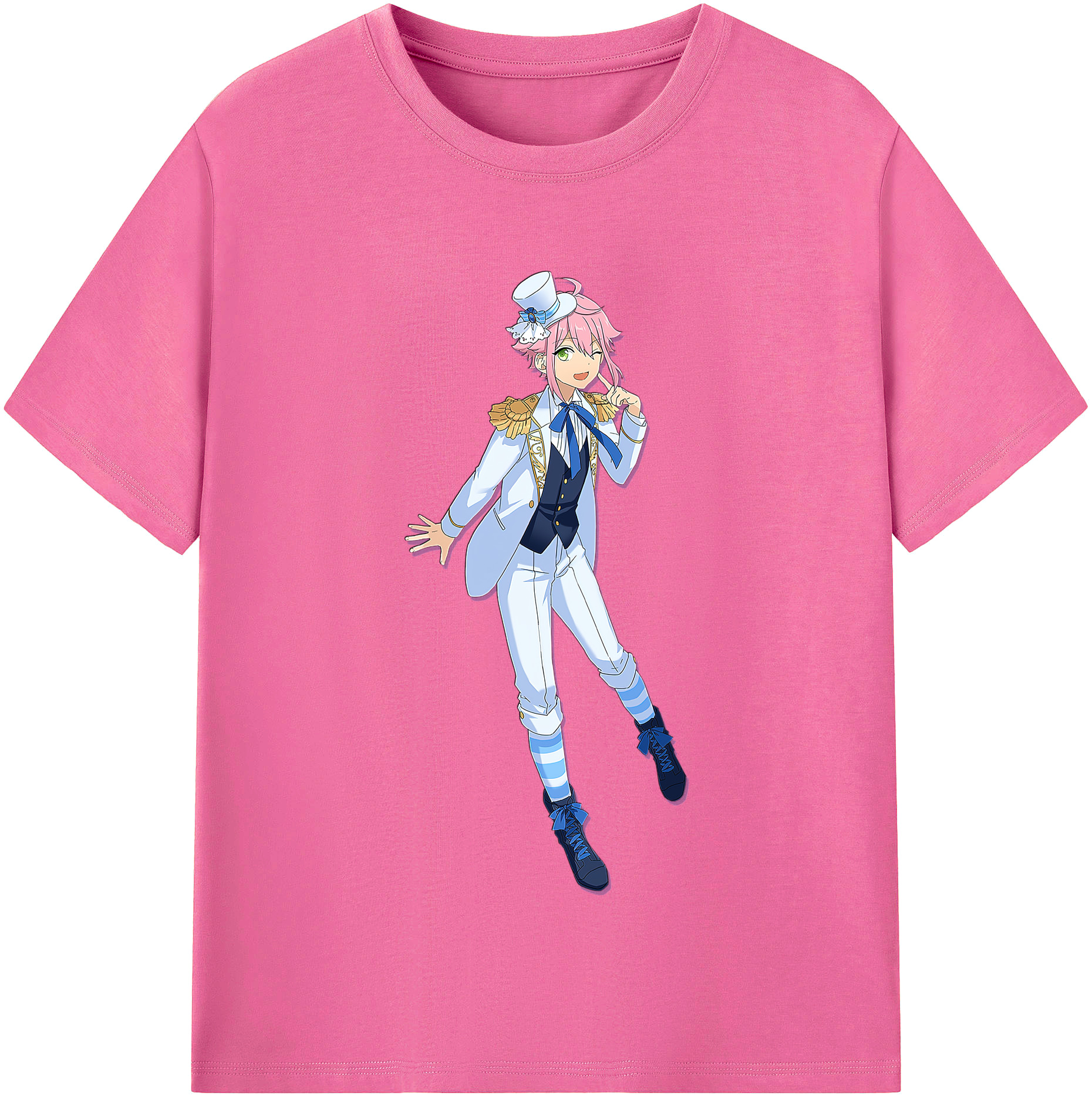 （画像用） あんさんぶるスターズ! Ensemble Stars レディースカジュアルプリントTシャツ（綿100％）
